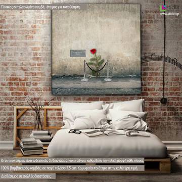 Canvas print Do not touch