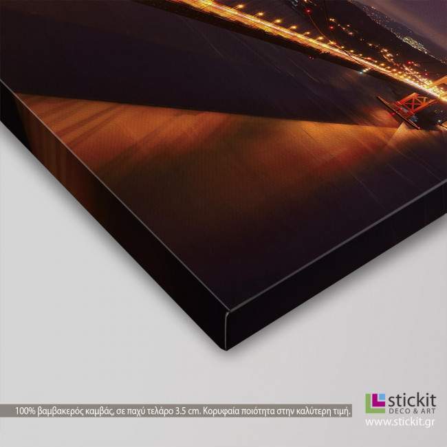 Canvas print bridge, Golden gate bridge, detail