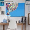 Canvas print Balloon house