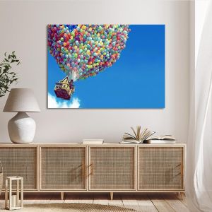 Canvas print Balloon house Framed canvas View 1 2