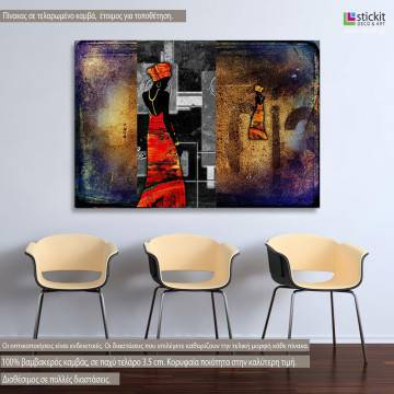 Canvas print Africa vintage