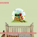 Kids wall stickers Train