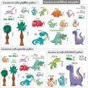 Kids wall stickers dinosaurs Happy Dinos