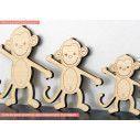 Wooden Monkey decorative figure