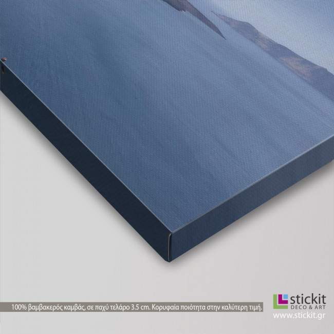 Canvas print Santorini View from Fira, detail