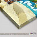 Kids canvas print The pirates, treasure hunt