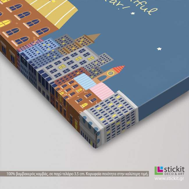 Kids canvas print That beautifull star