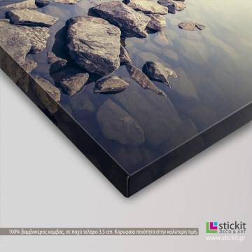 Canvas print Misty landscape 2