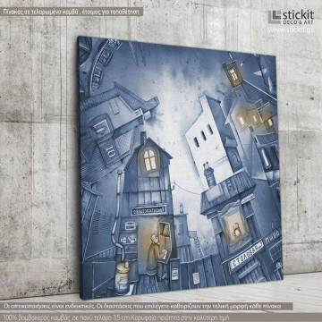 Canvas print Town quarter