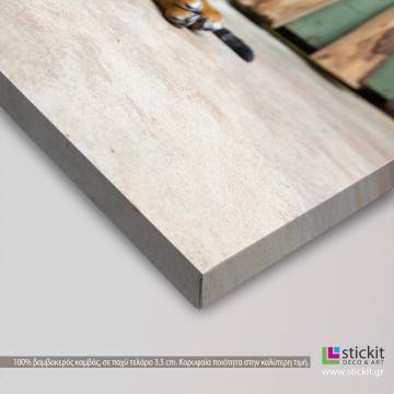 Canvas print The tiger panoramic Framed canvas View 1 2