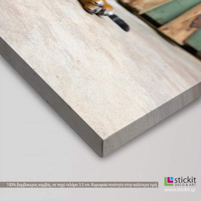 The tiger, πίνακας σε καμβά, λεπτομέρεια