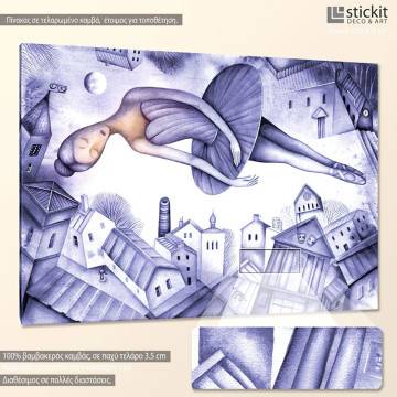 Canvas print Pretty ballet dancer