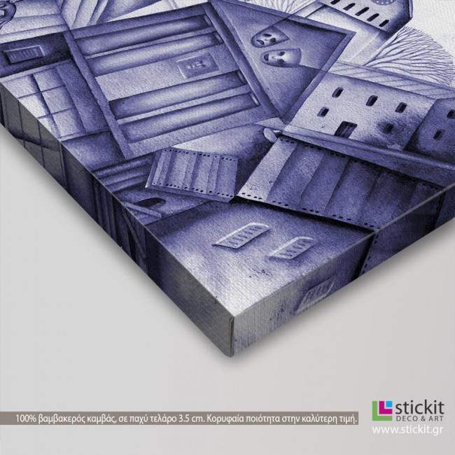 Canvas print Pretty ballet dancer, side