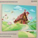 Kids canvas print Sweet house