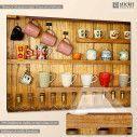 Πίνακας σε καμβά Coffee cup shelf