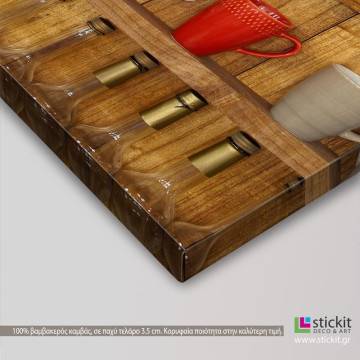 Canvas print Coffee cup shelf 2