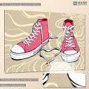 Canvas print Sneaker art
