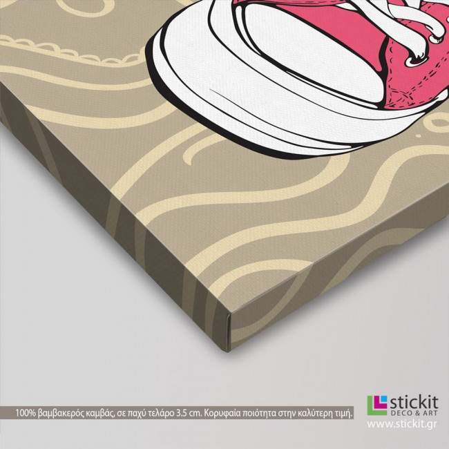 Πίνακας σε καμβά Sneaker art Καμβάς τελαρωμένος, 7