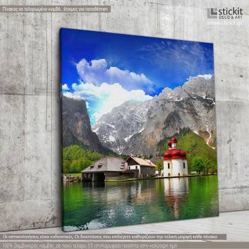 Πίνακας σε καμβά Άλπεις, Alpine scenery