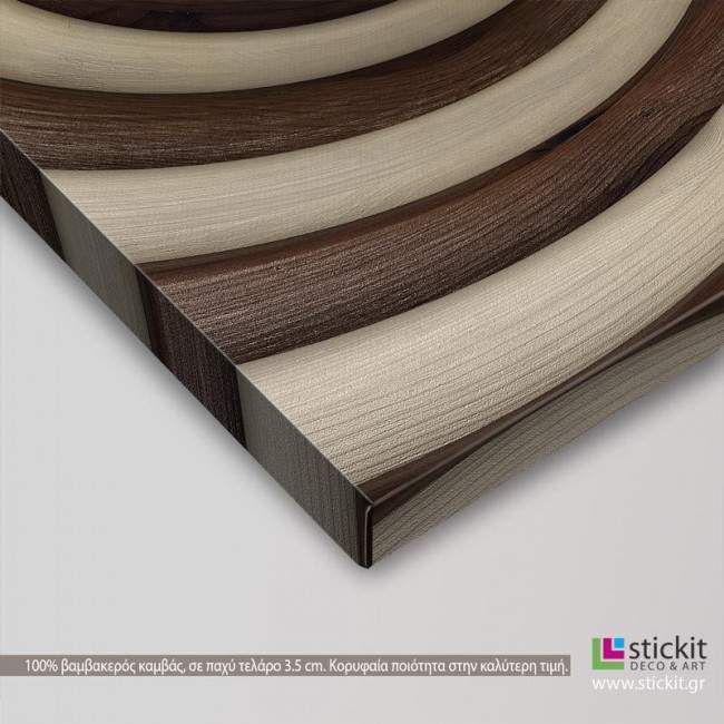 Canvas print Cream and chocolate, side