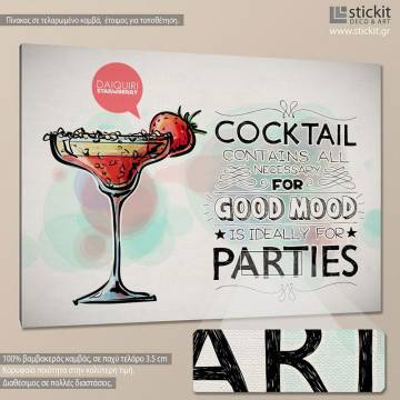 Canvas print Coctail time