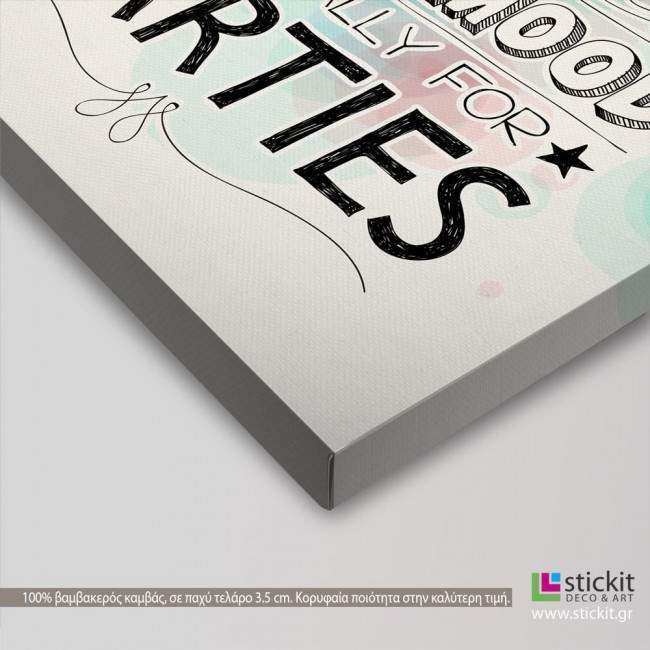 Canvas print Coctail time, side