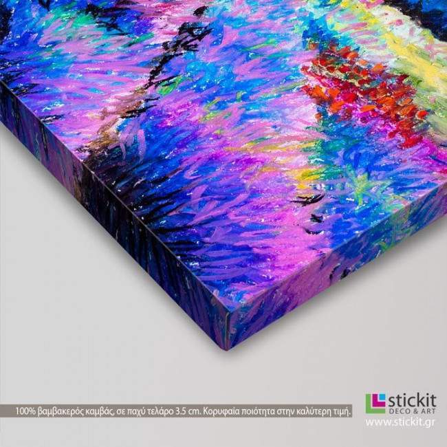 Canvas print Lavender field at Provence, side