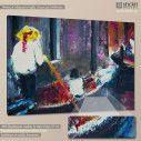 Canvas print  Venice gondolier