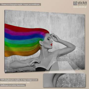 Canvas print Rainbow beauty