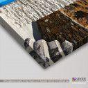 Canvas print Andros island, side