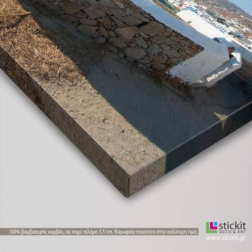 Πίνακας σε καμβά ανεμόμυλος, Mykonos 2