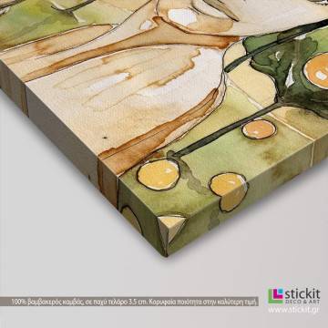 Πίνακας σε καμβά Beautiful young woman Όψη 1 2