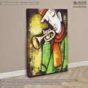 Canvas print Trumpet jazz player