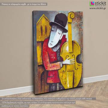 Canvas print Classic Jazz player Framed canvas View 1 2