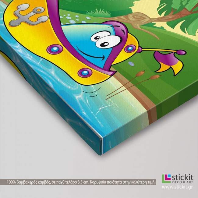 Kids canvas print Crazy machines