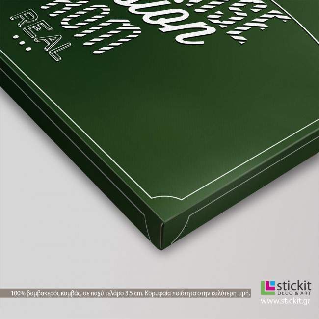 Canvas print I am fearless, side