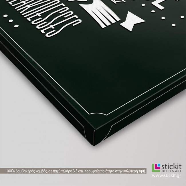 Πίνακας σε καμβά, I am strong, λεπτομέρεια