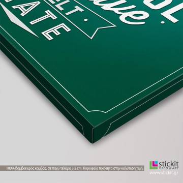 Πίνακας σε καμβά I am a lover 2