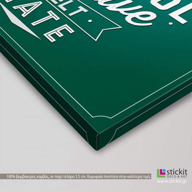 Πίνακας σε καμβά, I am a lover, λεπτομέρεια