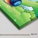 Kids canvas print Running snail