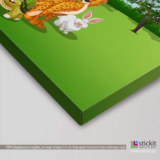 Kids canvas print Jungle friends