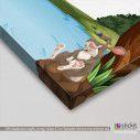 Kids canvas print Animal friends