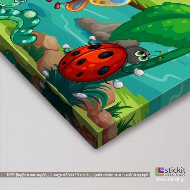 Kids canvas print Bug life