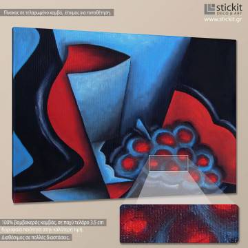 Canvas print Grapes abstract