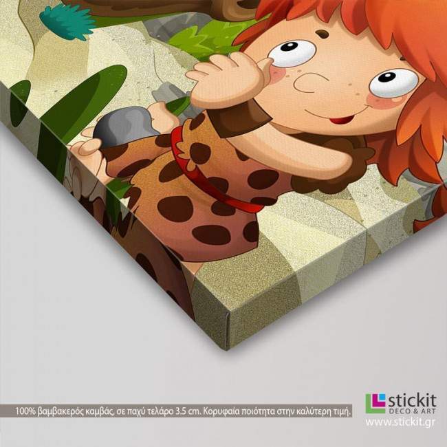 Kids canvas print Prehistoric friends