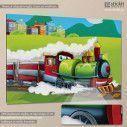 Kids canvas print Steaming train