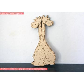 Wooden ecorative figure Giraffes