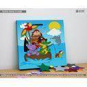 Kids canvas print Cute pirates