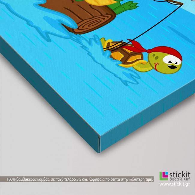 Kids canvas print Cute pirates