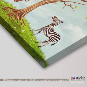 Kids canvas print Having fun 2